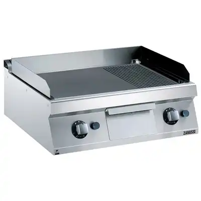 Stegeplade | 1/3 rillet 2/3 Glat | Gas | Zanussi
