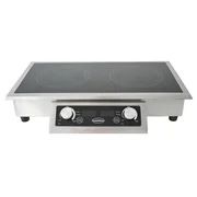 Combisteel drop-in induktionskogeplade med 2 zoner, 2 x 3,5 kW