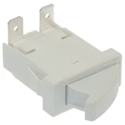 Arcolectric C3006 DX hvid mikroswitch med trykknap – dørkontakt til køleskab