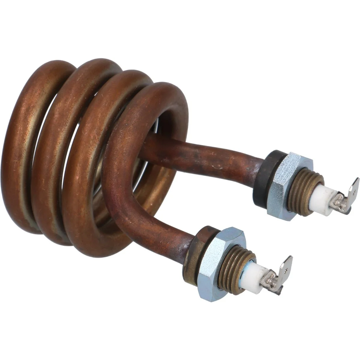 Varmelegeme 1200 W 230 V med kobberspiral ø55 mm og 1/4 tomme fittings til espressomaskiner