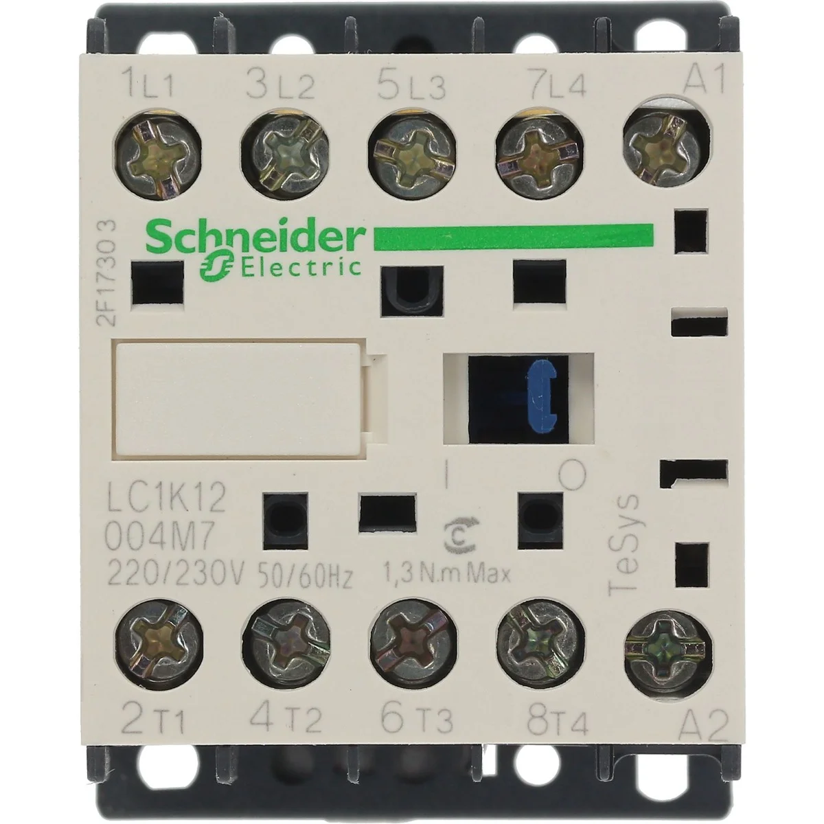 Schneider Electric TeSys K mini-kontaktor LC1K12004M7 med 4 NO-kontakter og 230 V spole