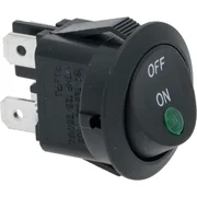 2-polet vippekontakt sort 10A 250V med kontrollampe, mærket ON-OFF til SPINEL kaffemaskiner