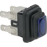 2-polet trykknap blå 16A 250V indbygningshul 13x20 mm til DIDIESSE kaffemaskiner