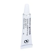 Hvid tube levnedsmiddelvenligt silikonefedt 6 g, set forfra