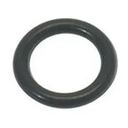 Sort EPDM O-ring 1,78 x ø7,66 mm, set fladt ovenfra
