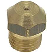 Messing gasdyse M10x1 med boring ø 1,60 mm og sekskant