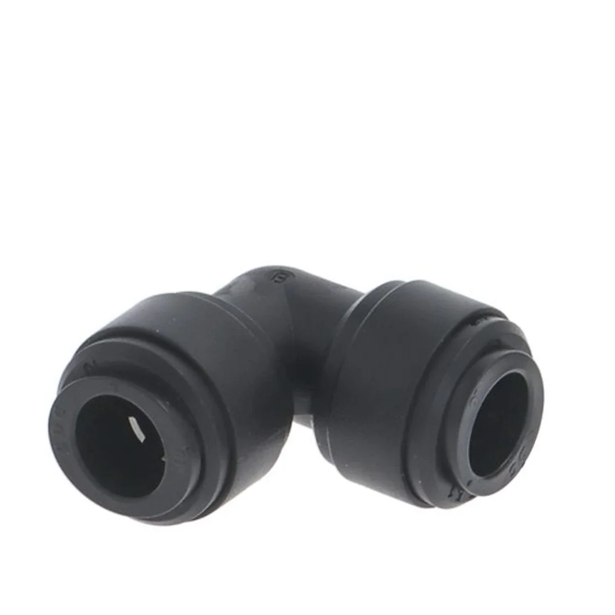 Sort John Guest vinkelfitting 10-10 mm til UNOX vandfilter-kit