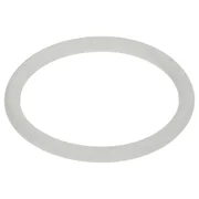 Hvid silikone O-ring til dressingpumpe set ovenfra