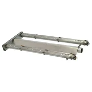 Rustfri lavastensgrill-brænder 600 x 220 mm til Zanussi