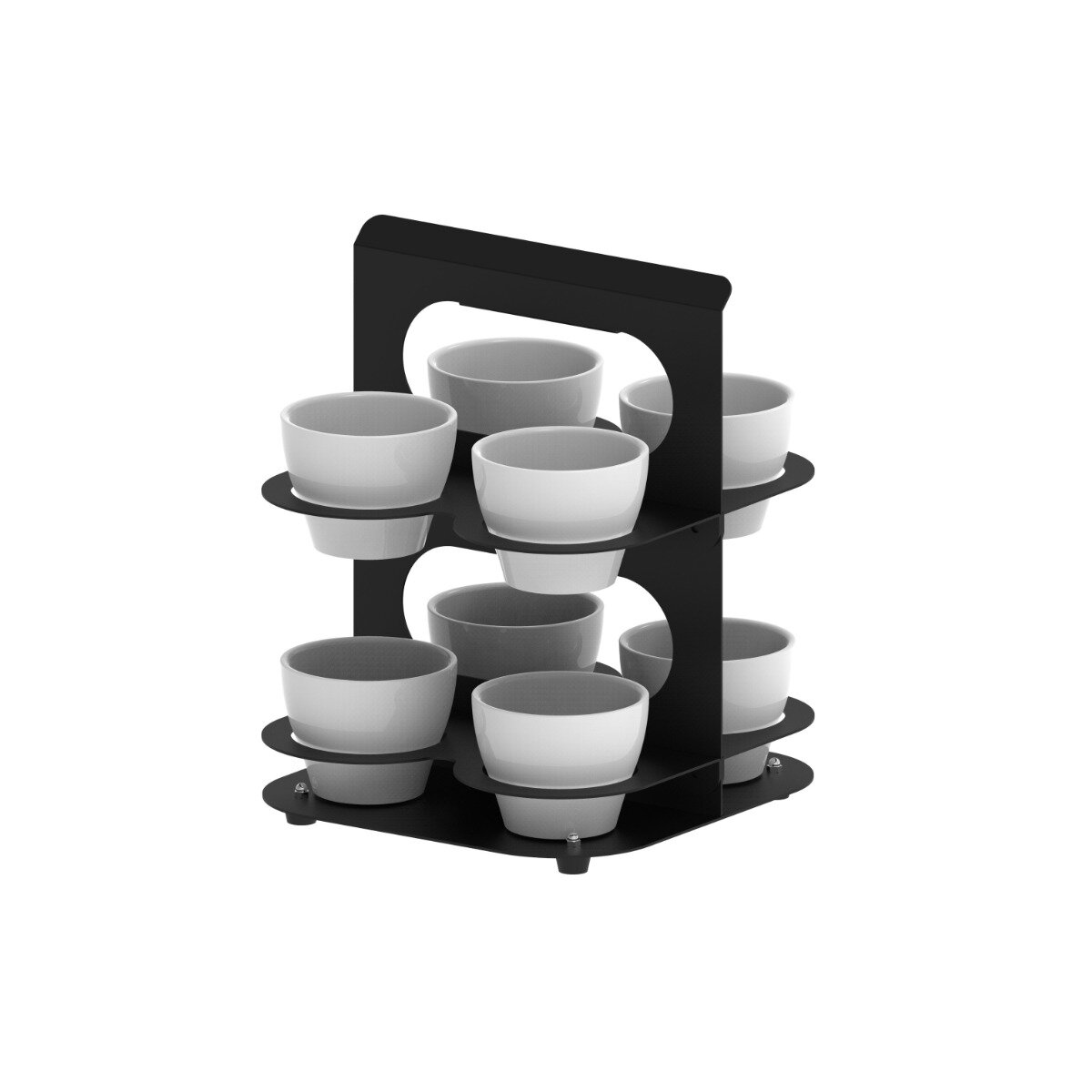 Casselin Ramekindisplay Lopo CPR8L – 8 porcelænsramekiner